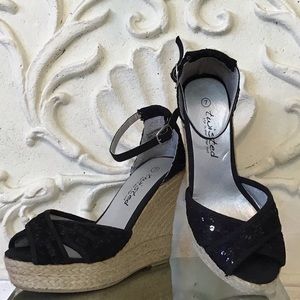 Twisted Kenzie Espadrille Wedge Heel